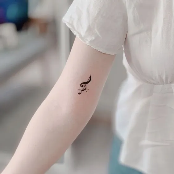 music note tattoo minimal3