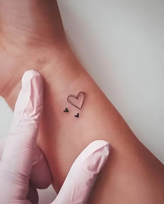 รอยสักหัวใจ Small Heart Tattoo3